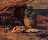 Gauguin, Paul - Still Life with Jug and Red Mullet